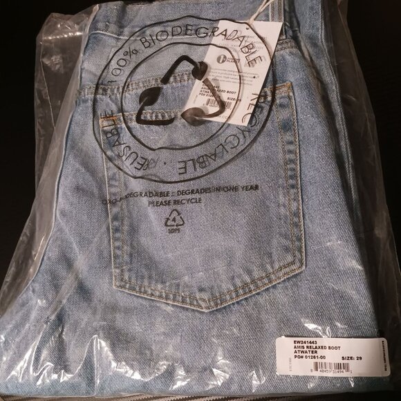 NEW Etica Denim‎ Amis Relaxed Fit Boot Cut Jeans in Atwater Size 29 Button-fly - Picture 13 of 13